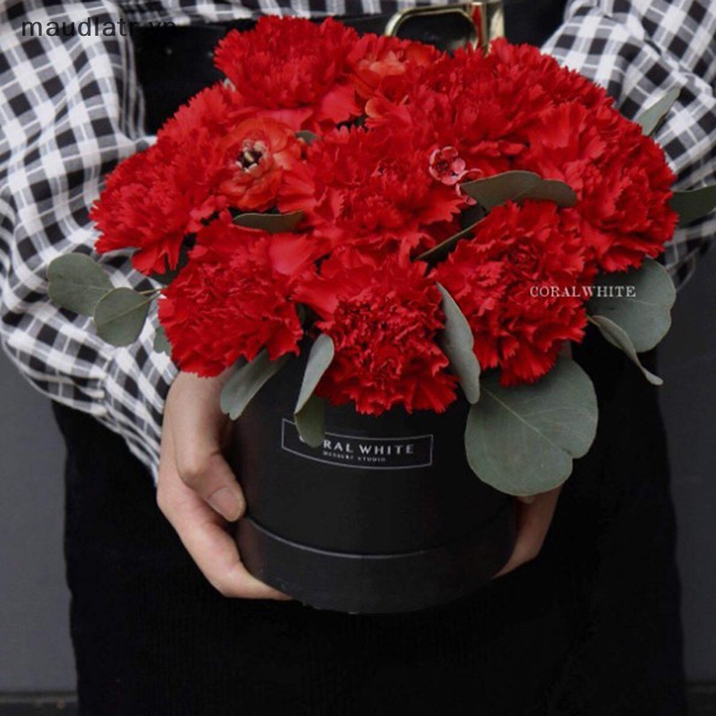 Hộp Đựng Hoa Hồng Mini Hình Tròn Dùng Trang Trí Tiệc Cưới