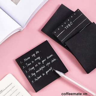 ⚡giấy note, giấy ghi chú màu đen