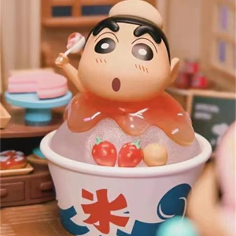 Bộ Hộp Quà Tặng Đồ Chơi Trí Tưởng Tượng Hình Cậu Bé Bút Chì shin-chan Bí Ẩn Thời Thượng