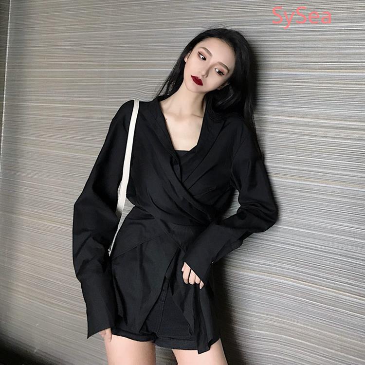 Áo Sơ Mi Tay Dài Dáng Rộng Phong Cách Thời Trang Hàn Quốc