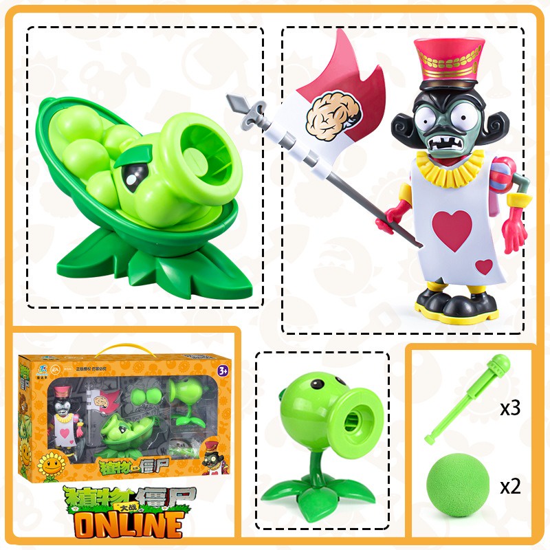 Bộ Đồ Chơi Plants vs Zombies 3 MảNh