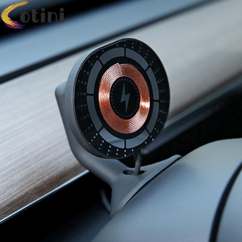 Đế Sạc Điện Thoại Không Dây Có Nam Châm Cho Tesla Model 3 Y