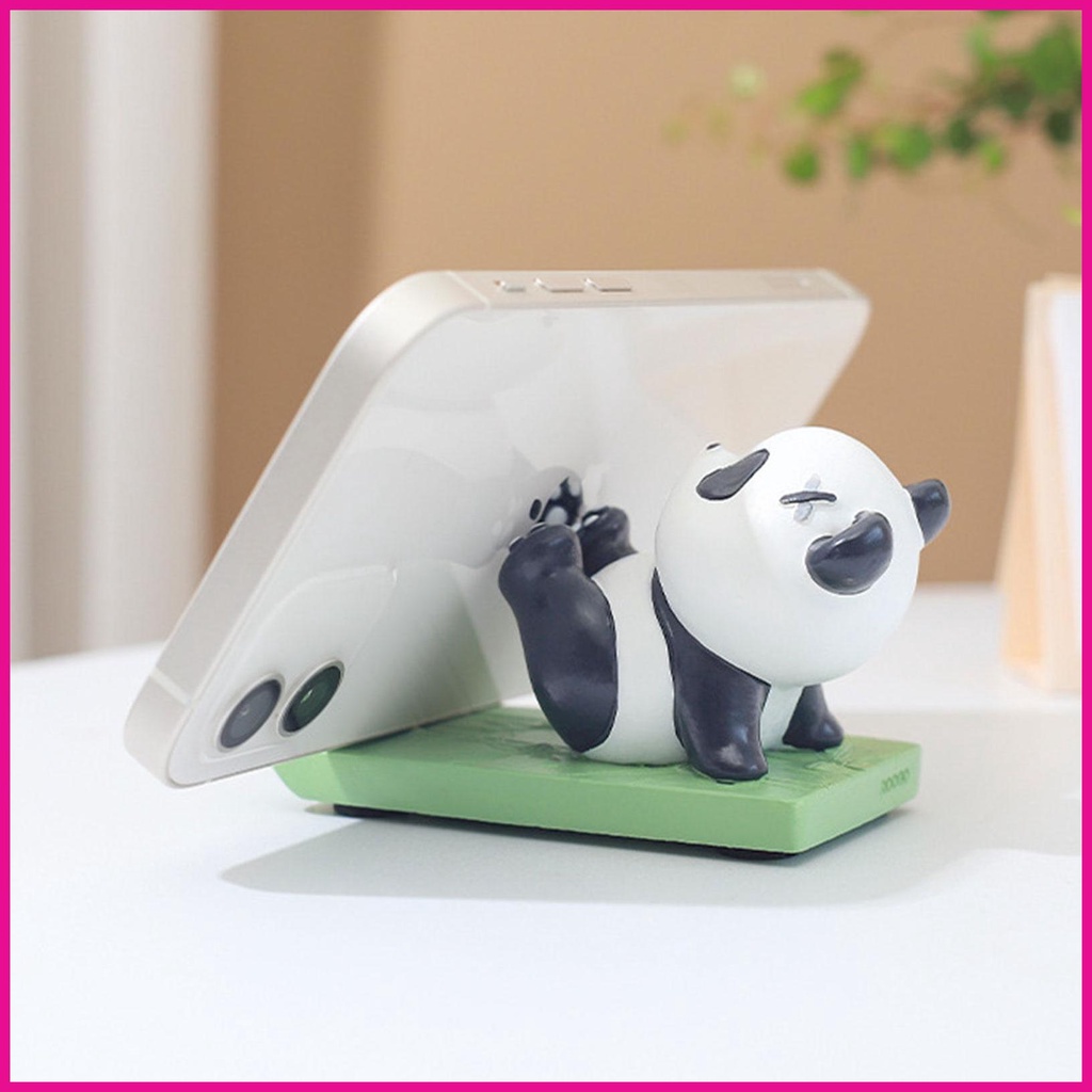Giá Đỡ Điện Thoại Bằng Resin Hình Gấu Trúc Dễ Thương Để Bàn