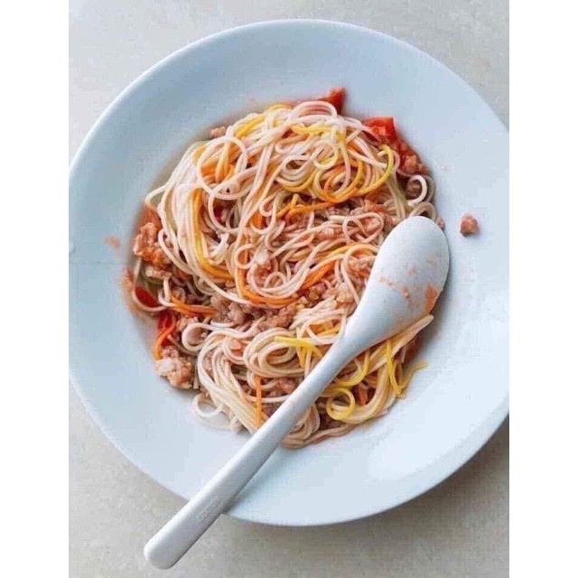 Mì somen rau củ ngũ sắc cho bé ăn dặm từ 8 tháng, mì somen Itsuki Nhật Bản 320g, 80g x 4 bó/ túi, Date 12/2025