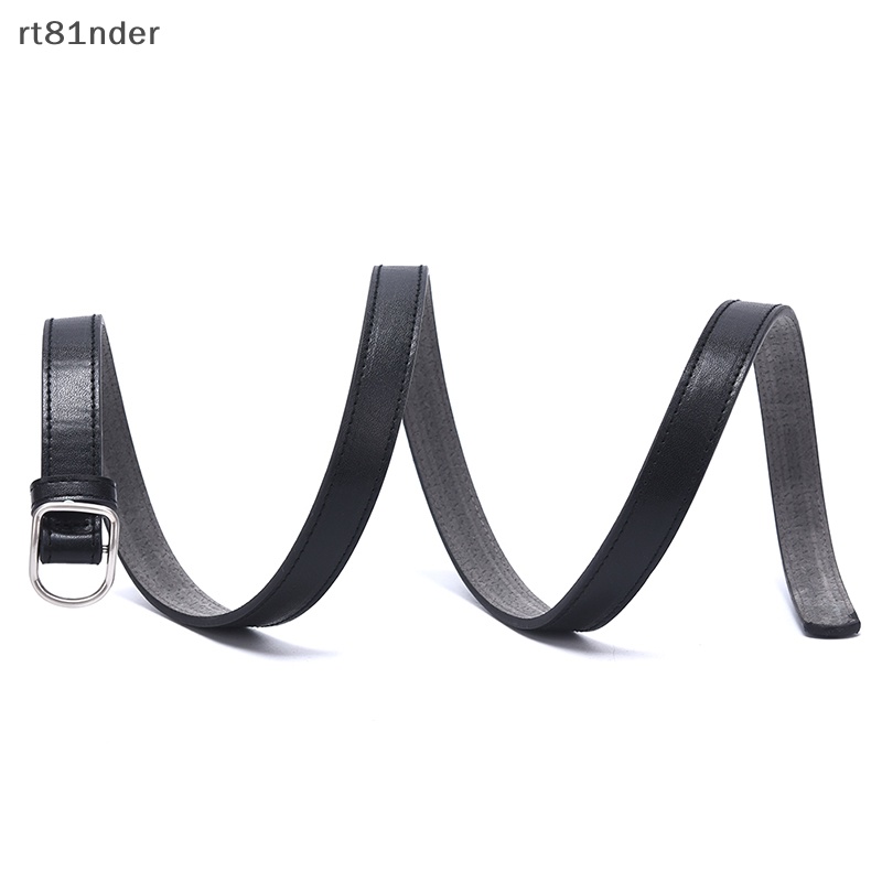 Rt ins hot fashion thắt lưng nữ đơn giản da kim loại khóa thắt lưng thắt lưng thắt lưng mỏng n