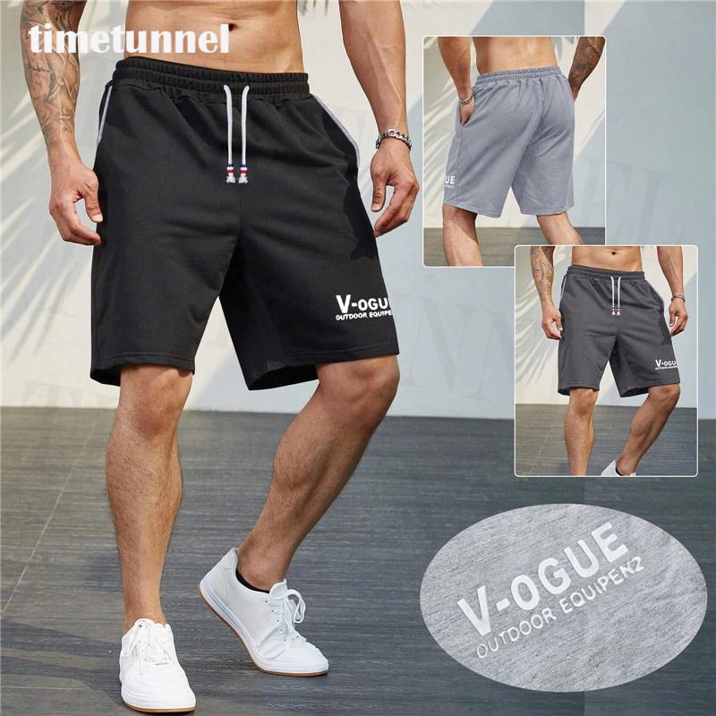 Quần short nam dây rút in chữ mùa hè kích thước xl-4xl thể thao thoáng