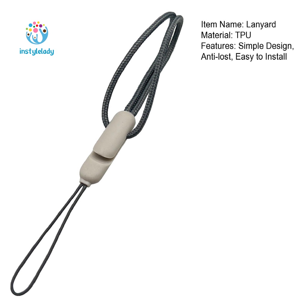 Instylelady lanyard thoải mái chống trượt rất linh hoạt ngăn ngừa mùa thu đi du lịch đi chơi hộp tai nghe dây buộc cho airpods pro2
