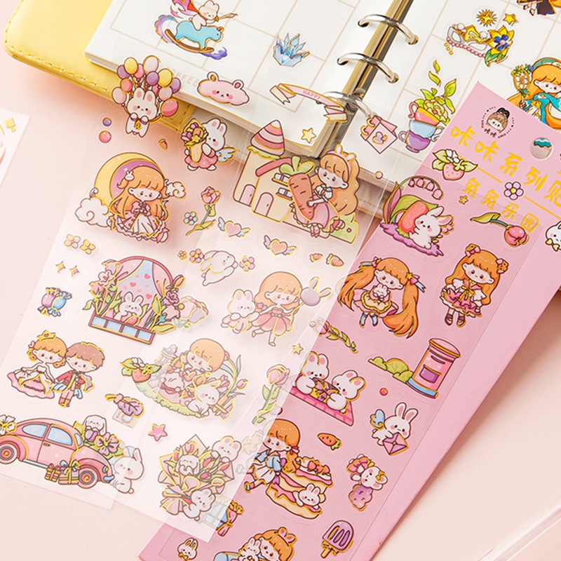 Bộ 3 Tấm Sticker Hoạt Hình Bằng Đồng Chống Thấm Nước Trang Trí diy