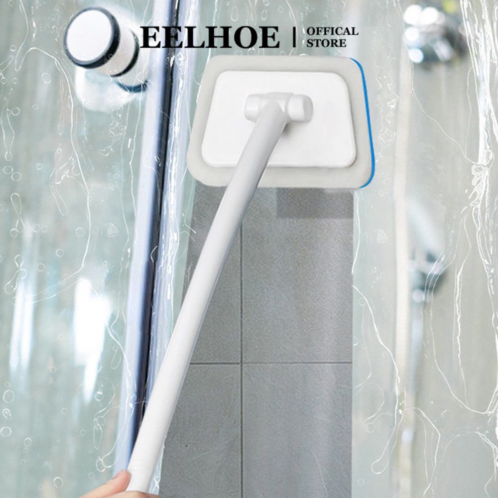 EELHOE Nước Lau Cửa Sổ Bịt Mặt Bàn Chải Lau Kính Công Cụ Tiện Dụng Dụng Cụ Cạo Hai Mặt Hộ Gia Đình Có Thể Thu Vào Tòa Nhà Cao Miiki_vn