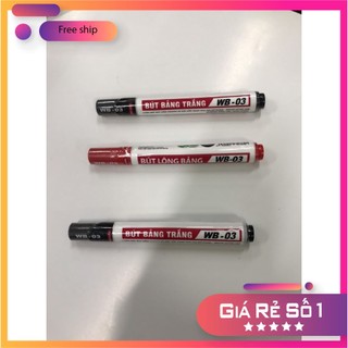 Thanh ly combo 10 bút lông bảng wb 03 thiên long bút lông bảng - bút viết bảng trắng, bảng mica