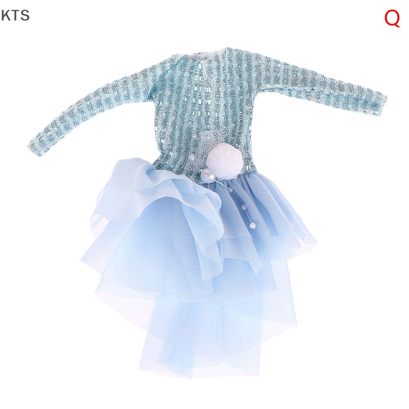 Kts quần áo búp bê cho 30 cm quần áo búp bê công chúa váy trailing váy dạ hội váy cưới nhà búp bê trang trí kt