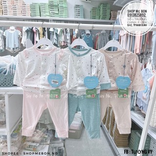 Bộ sơ sinh cài giữa Bu Baby cho bé trai bé gái