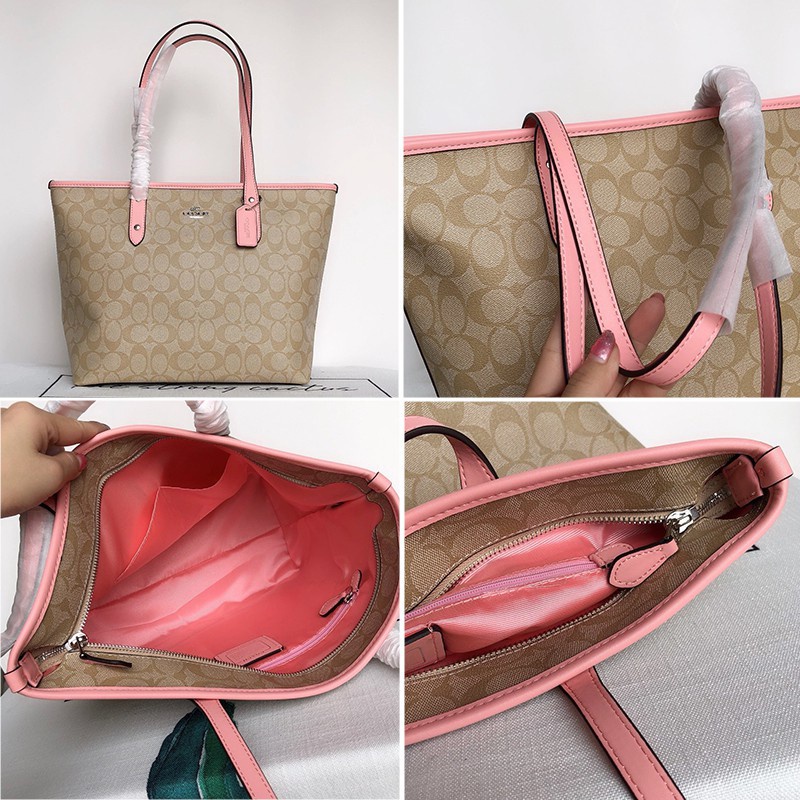 Authentic coach / túi nữ f582489/ Túi mua sắm công suất lớn