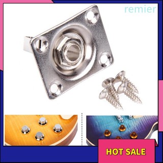 Re square guitar jack plate & socket assembly for tl electric guitar