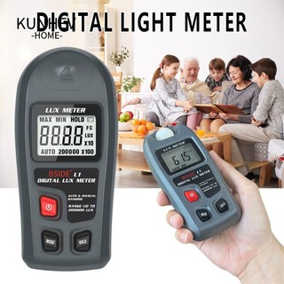 KUNHEV Máy đo ánh sáng kỹ thuật số máy đo ánh sáng cầm tay bside l1 max min