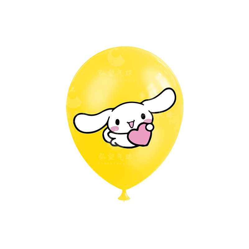 Sanrio nhân vật hoạt hình bong bóng bộ nhân vật hoạt hình con chó quế bóng bay in bộ 12 bóng bay cao su 12 inch sanrio nhân vật hoạt hình con chó quế trang trí tiệc sinh nhật