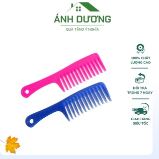 Lược nhựa răng thưa chải tóc