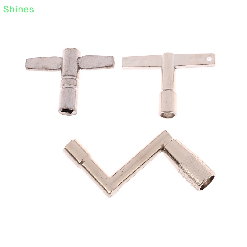 Shines 1pc drum tuning key adjusg wrench silver metal wrench percussion instrument accessory tool vn