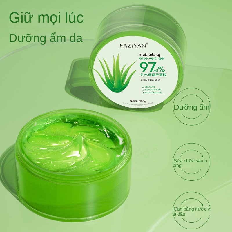 Gel Nha Đam Dưỡng Ẩm và Làm Mềm Da, Gel Lô Hội 99% Aloe Vera Gel Zu Cosmetics