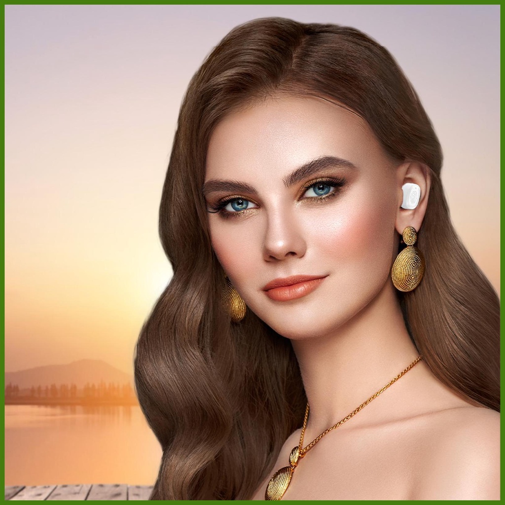 Tai nghe không dây màn hình led tai nghe không dây có màn hình led thời gian chơi công nghệ không dây 5.3 và rdavn