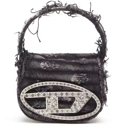 Túi DIESEL 1DR canvas shoulder bag , Túi kẹp nách chữ D jean rách kèm dây đeo chéo mẫu mới T054-TA