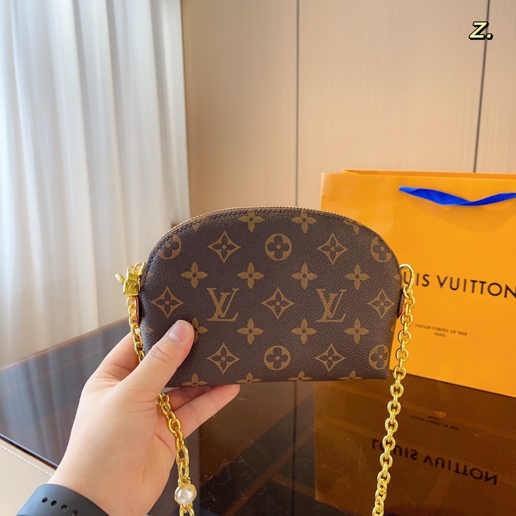 L-mini shell coin purse túi đeo vai nữ túi đeo chéo