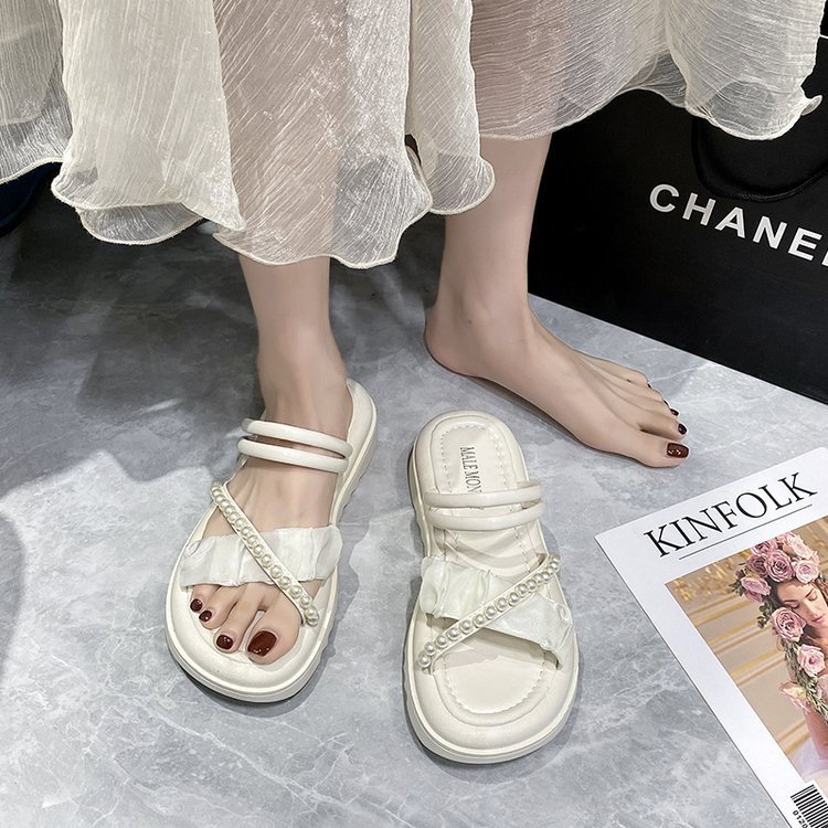 C＆S  Dép sandal nữ Hở Ngón Đế Dày Có Quai Cài 2023NEW Mùa hè Kiểu Dáng Thời Trang B98G1RX 35Z230901