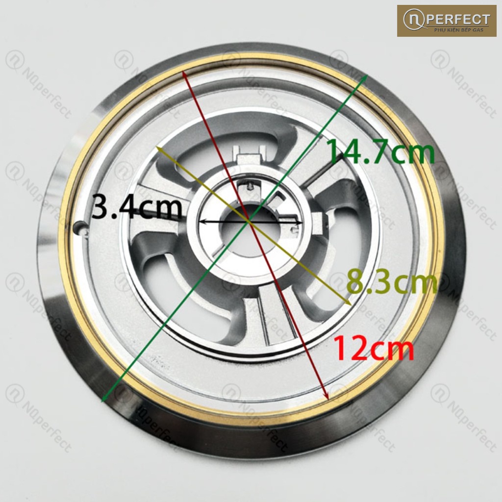 @phukienbepgas- Phụ kiện Mâm/Hâm/Đế chia lửa bếp âm Taka TK-820 BAG, JIKO JK 762 G, Lorca TA-702C.. chính hãng