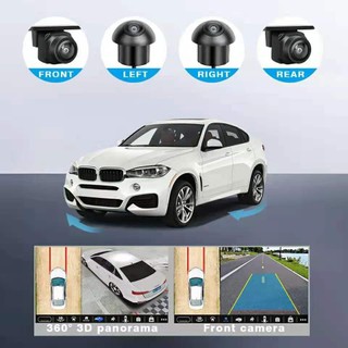 Máy ảnh 360 car bird view system 4 camera 3d ahd 1080p / 720p 25fps cho android player car radio