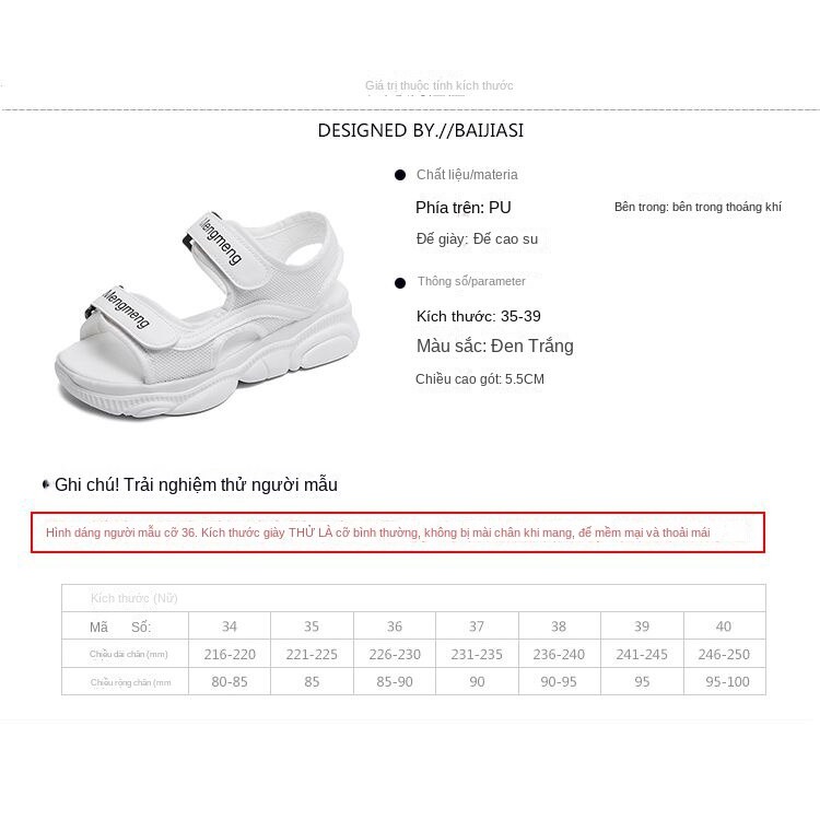 CHZK phong cách mới phiên bản hàn quốc dành cho sinh viên dép đi biển dày-chữa nữ