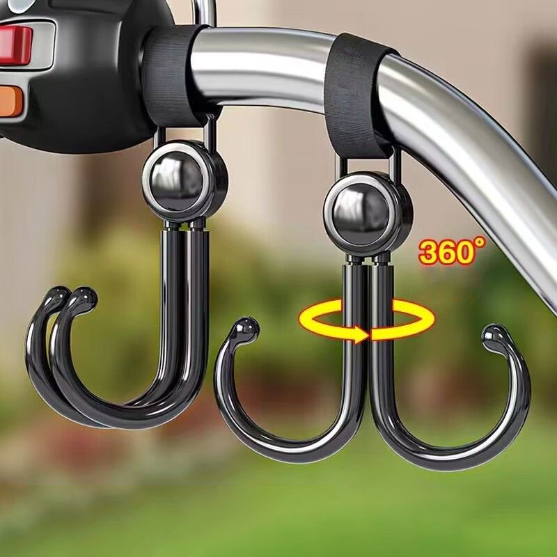 Nurgaz móc xe điện tải mạnh-vòng bi treo móc túi xe đạp móc đi xe ngoài trời móc đa năng