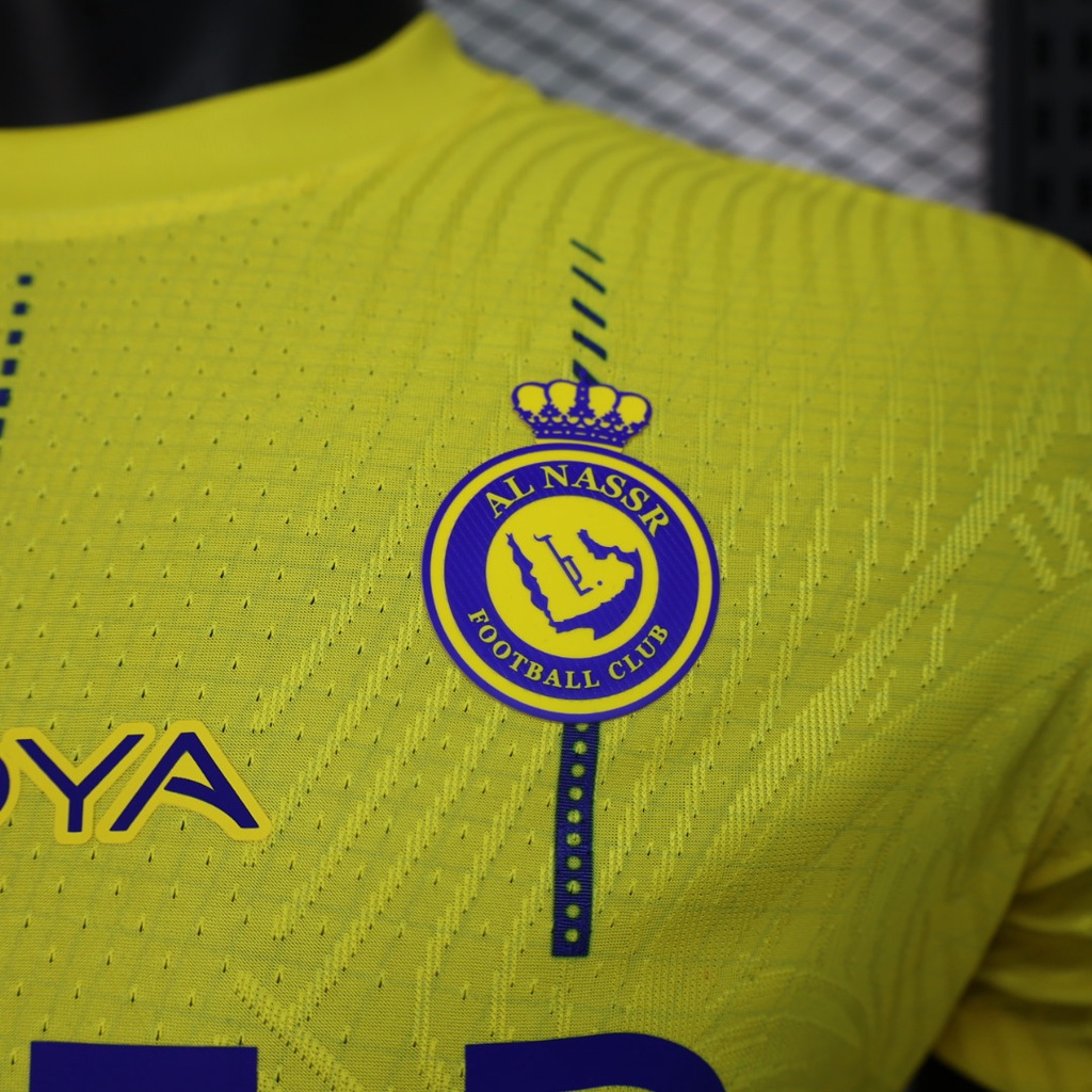 Áo Thun Bóng Đá Ngắn Tay Chất Lượng Cao al-nassr 2324