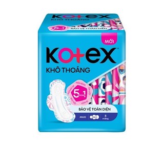 Băng vệ sinh khô thoáng siêu mỏng cánh kotex 8 miếng combo 4 gói