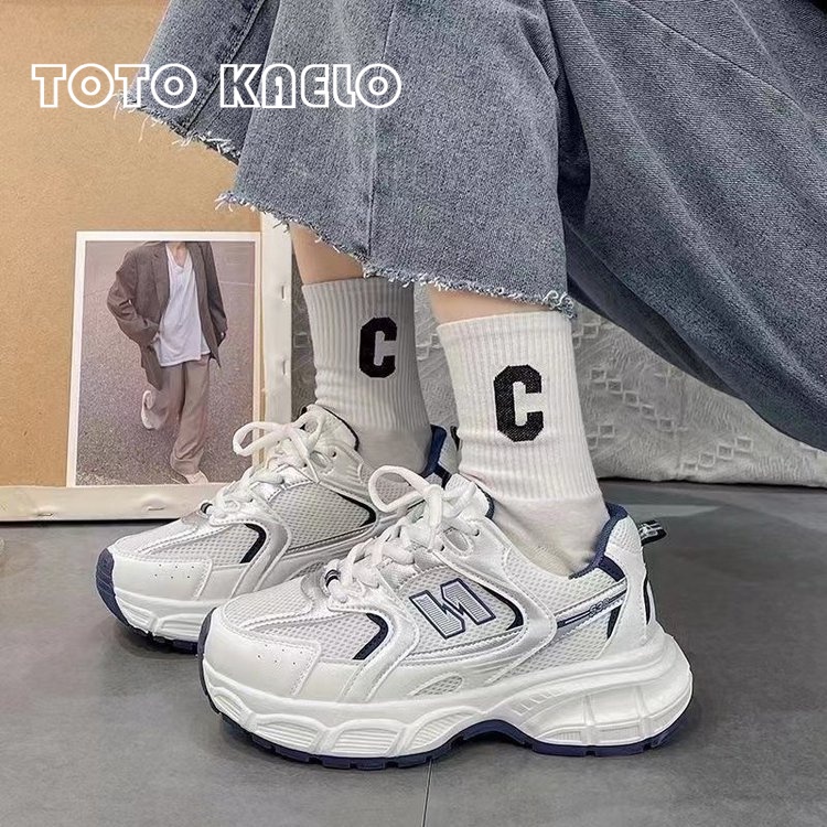 GEWENNI  Giày thể thao 081245 thoáng khí thời trang 2023 dành cho nữ