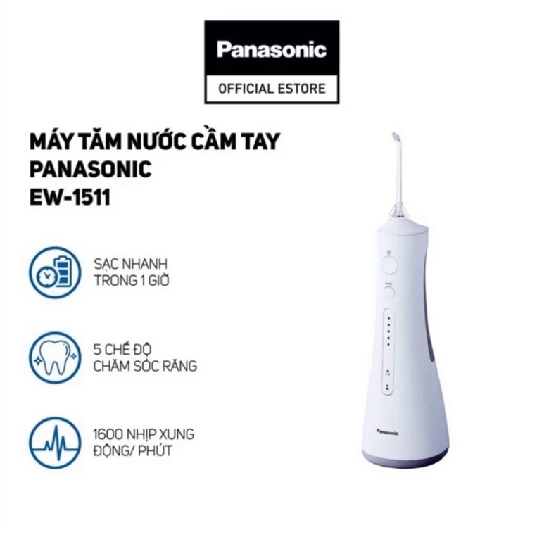Máy Tăm Nước PANASONIC EW1611/ EW1511 / EW1411 / EW1311 / EW1211, Lực Mạnh,  Nhập Đức , BH 12 Tháng, Giadungnhapkhau_68