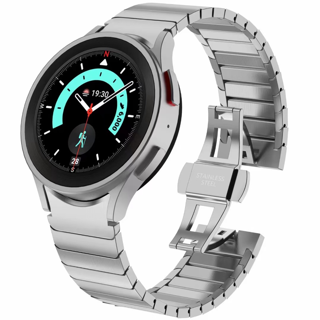 No gap dây đeo kim loại starp bằng thép không gỉ cho samsung galaxy watch 4/6 classic 47mm 43mm 46 42mm galaxy watch 4 5 6 40mm 44mm 5pro