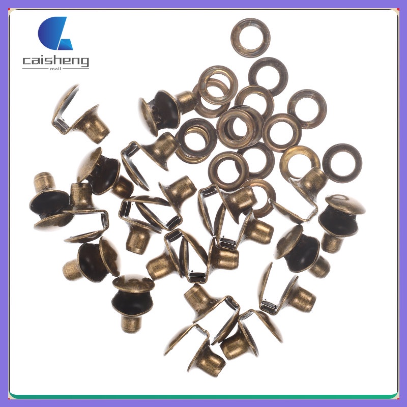 20 cái kim loại dây giày móc đinh tán móc da giày bốt dây khóa tự làm nút khóa du lịch caisheng.vn