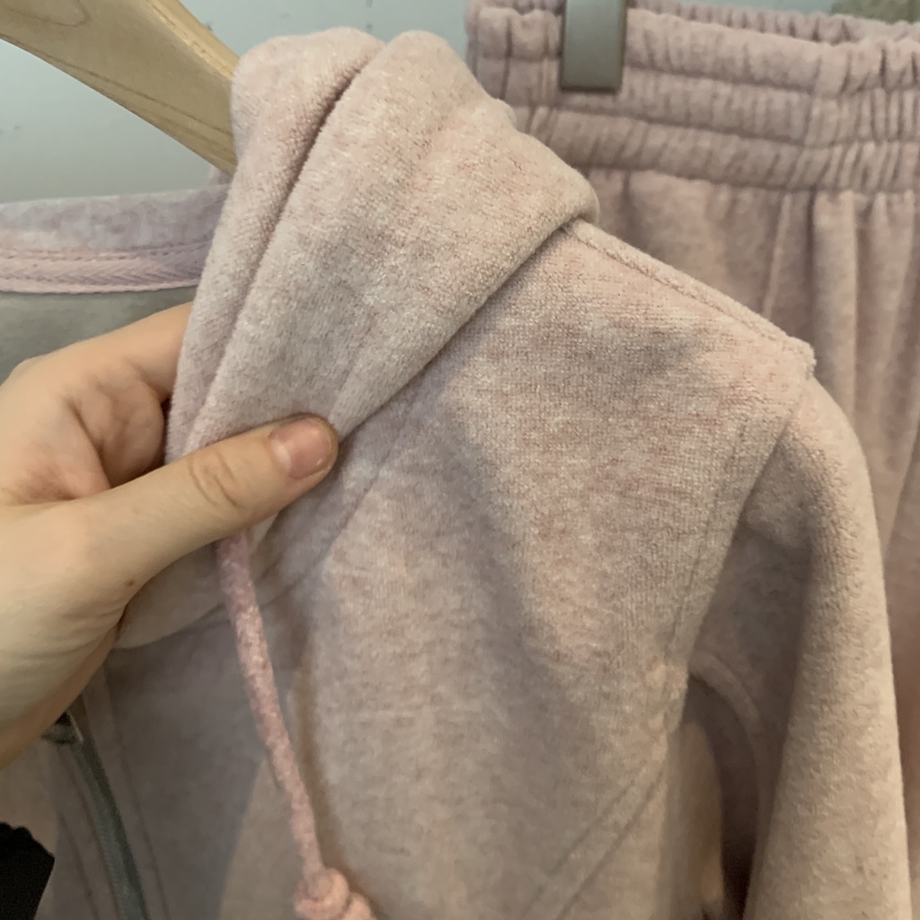 Hood sweatshirt wide-leg pants fashion suit women casual two-piece suit