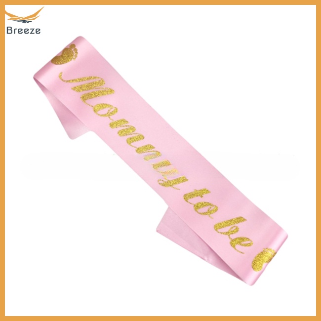 Dây Đeo Vai In Chữ &quot;Mom To Be&quot; Dùng Trang Trí Tiệc