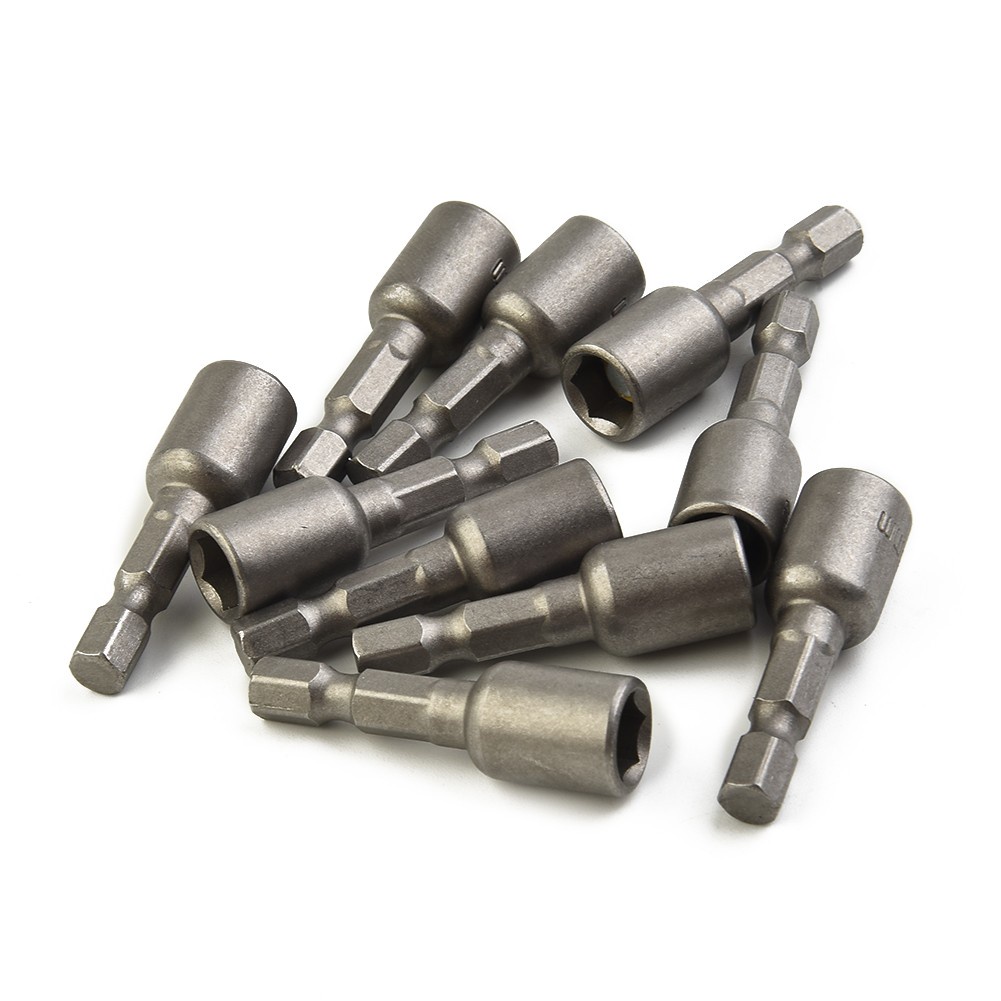 Set 10 Đầu Chuyển Đổi Mũi Khoan Từ Tính 8mm 5 / 16 "