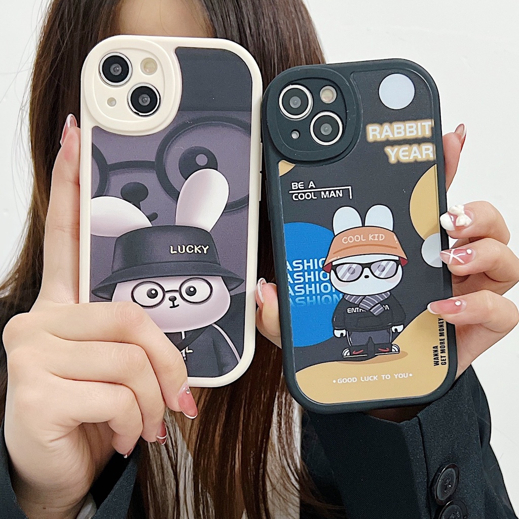Ốp lưng Redmi 12c 10 10c 10a 9c 9a A1 Plus Note 12 Note 11 Pro Note 11s Note 10 Pro Note 10s Note 9 Pro Note 8 Pro Note 7 Pro Note 9s Poco X5 X3 Pro X3 Nfc M3 Cartoon Cool Tide glasses rabbit soft phone case
