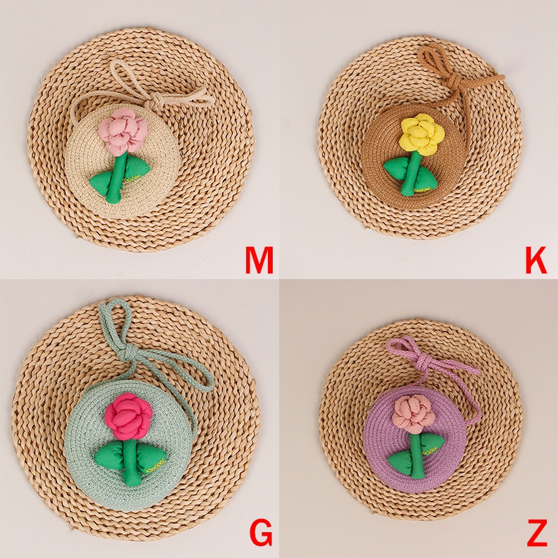 Bộ Khung Đồ Chơi Cho Bé❤Túi Đeo Chéo Đan Lát Thủ Công Nhỏ Xinh Dễ Thương Thời Trang Mùa Hè Cho Bé