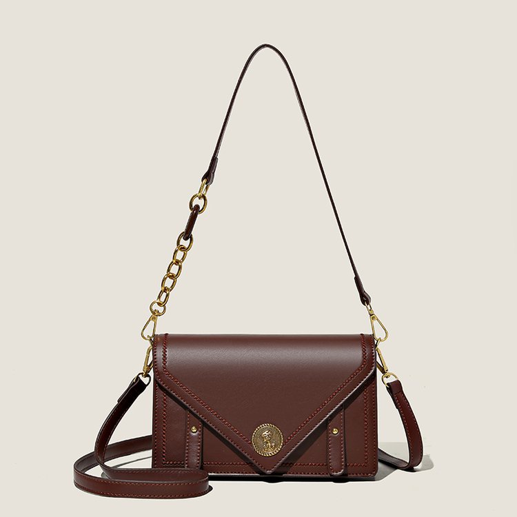 Túi Đeo Chéo Hình Vuông Nhỏ Có Khóa Thời Trang Cho Nữ