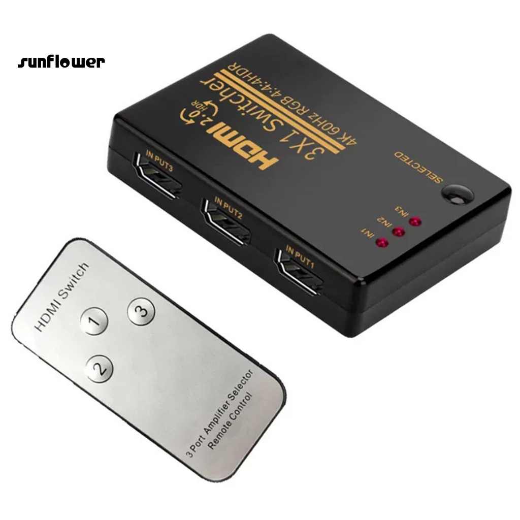 Bộ Chia Chuyển Đổi Video HDMI 3 Trong 1 Chất Lượng Cao