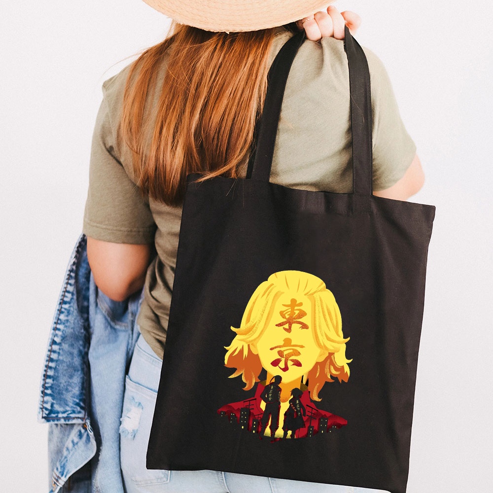 Túi vải In Họa Tiết Hoạt Hình Tokyo Revengers Dễ Thương Cho Nữ