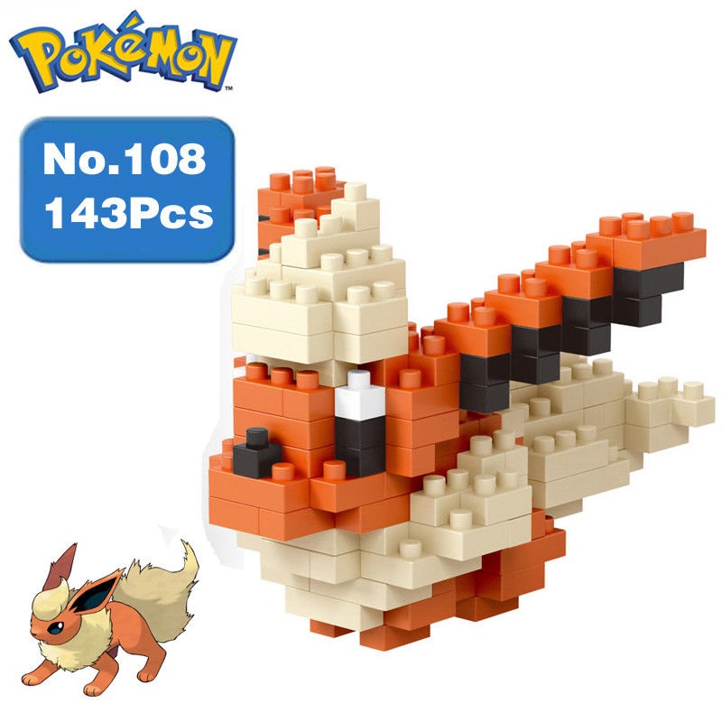 Bộ Đồ Chơi Lắp Ghép Mô Hình Pokemon Bằng Nhựa
