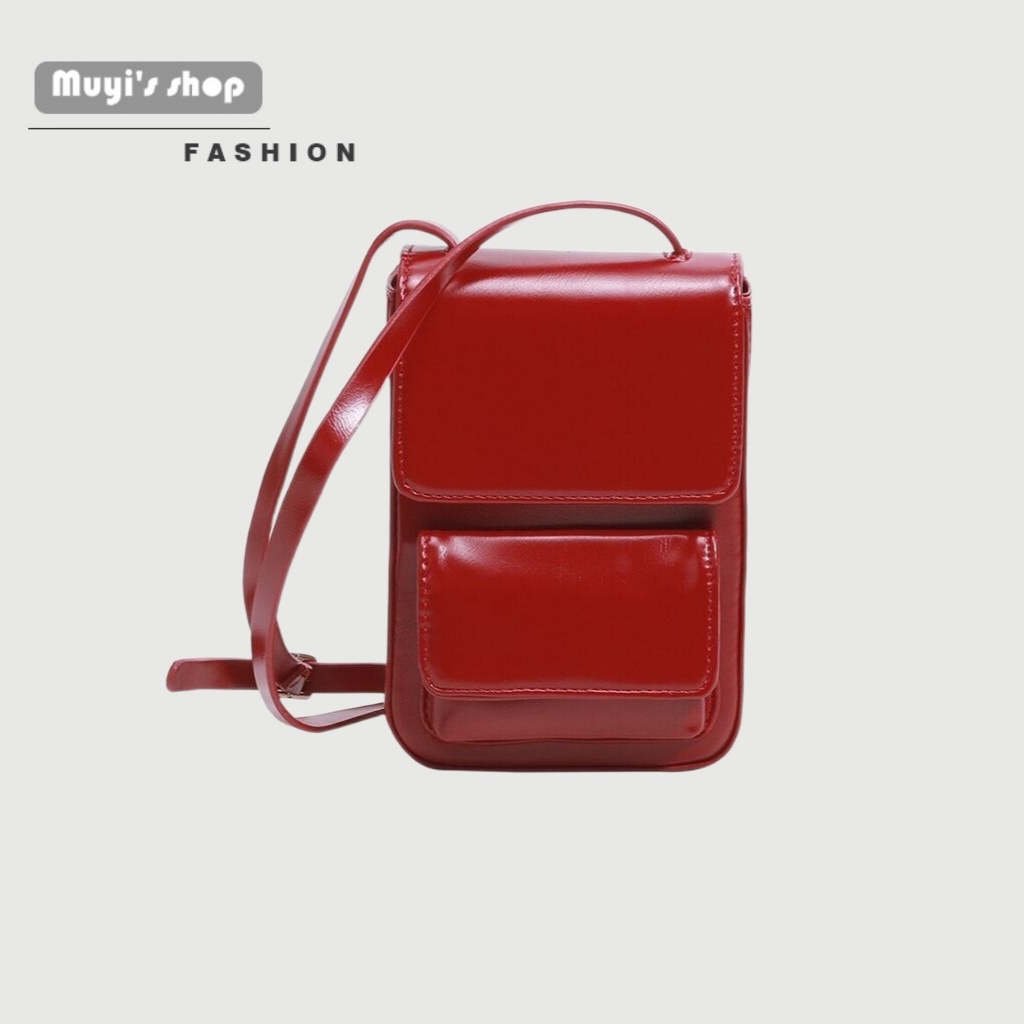 Túi Đeo Chéo Mini Đựng Điện Thoại Thời Trang Xuân Hè Phong Cách Retro Cá Tính