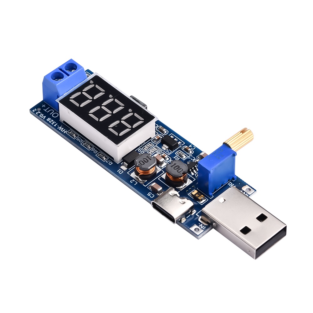 Mô Đun Tăng Áp Pcbfun DC-DC 5V Thành 1.2V ~ 24V USB