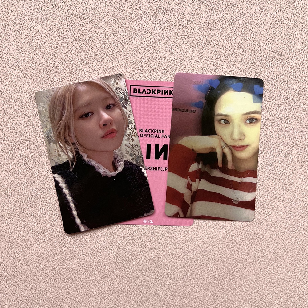 Bộ Thẻ Hình Nhóm Nhạc BLACKPINK Nhật Bản Xinh Xắn