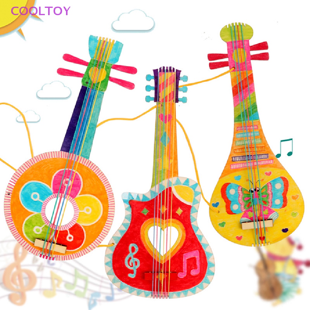1 Đồ Chơi Đàn Ghita Handmade DIY Cho Bé